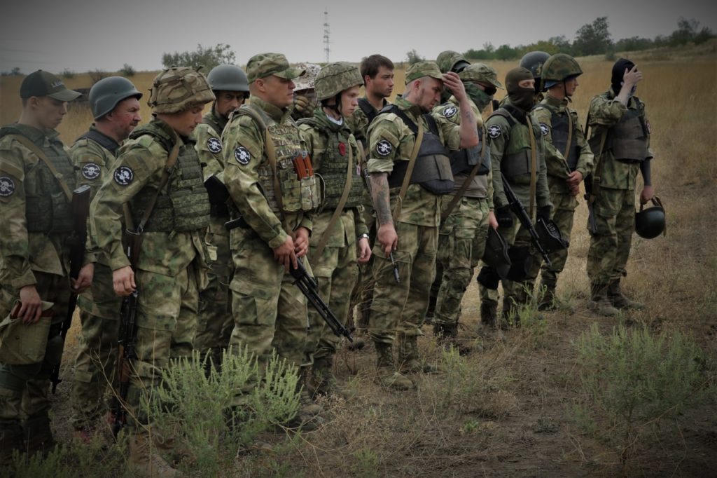 «Русский добровольческий корпус». Представители группировки «Эспаньола», которая воюет на стороне России