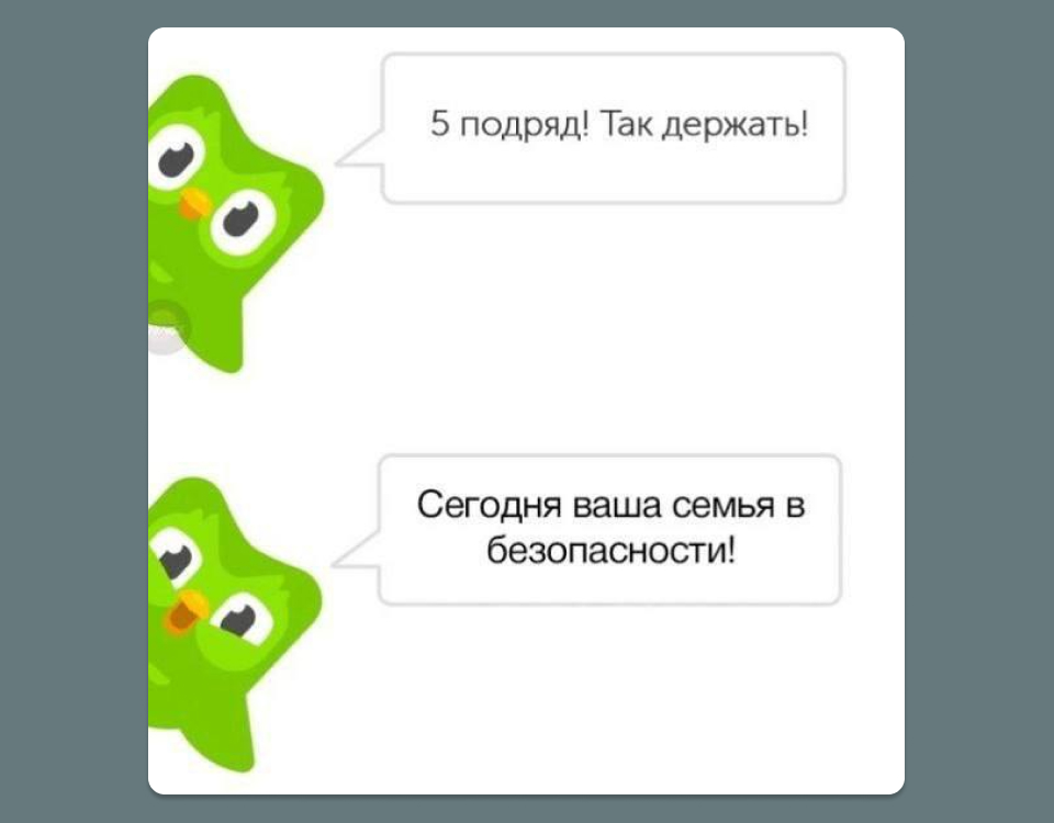 Сова из Duolingo терроризирует миллионы людей