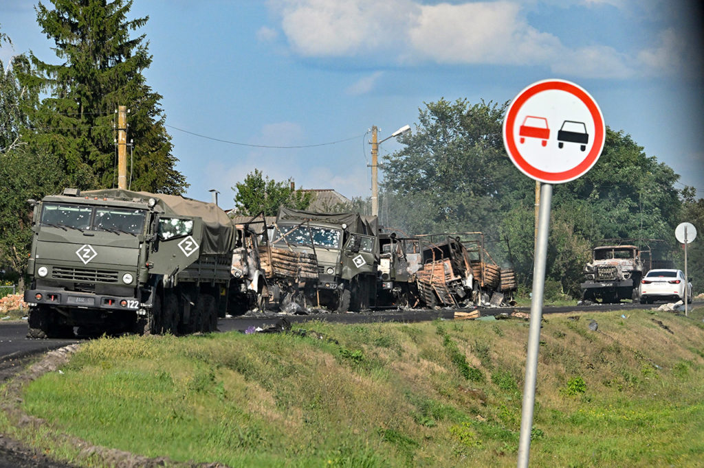 Уничтоженная техника российских военных в Суджанском районе. 9 августа 2024 года